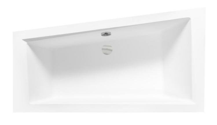 Wanna asymetryczna 150x85 cm Besco Intima Slim