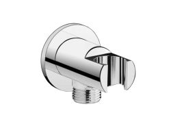 Przyłącze kątowe 1/2" z uchwytem do słuchawki prysznicowej Vedo Round VSN0022 chrom