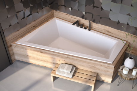 Przejdź do produktu Wanna asymetryczna 170x125 cm Besco Intima Duo Slim #WAID-170-SP prawa
