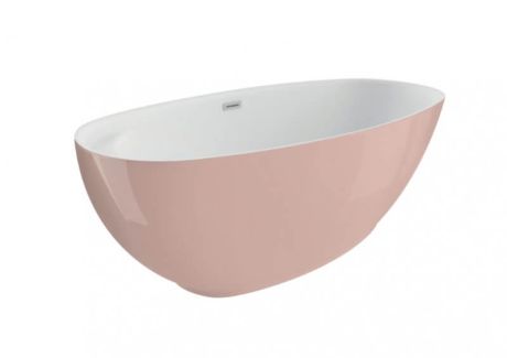 Przejdź do produktu Wanna akrylowa wolnostojąca 160x59x75 cm Kivi Polimat 00474 róż