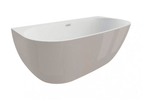 Przejdź do produktu Wanna akrylowa wolnostojąca przyścienna 170x60x80 cm Risa Polimat 00445 popiel