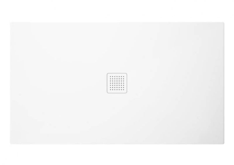 Brodzik prostokątny posadzkowy 140x90 cm Polimat Perfetto 00468 biały mat