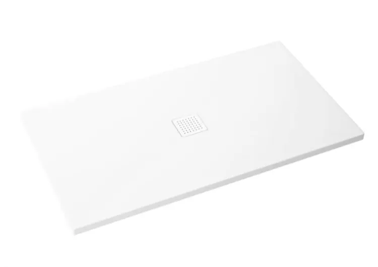 Brodzik prostokątny posadzkowy 140x80 cm Polimat Perfetto 00463 biały połysk