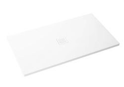 Brodzik prostokątny posadzkowy 140x90 cm Polimat Perfetto 00467 biały połysk