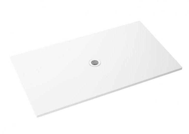 Brodzik prostokątny 90x80 cm Polimat Fresco 00453 biały połysk