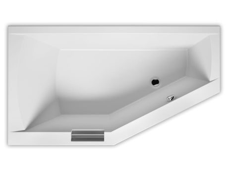 Przejdź do produktu Wanna narożna 160x90 cm Riho Geta Plug&Play B029008005 prawa biały połysk