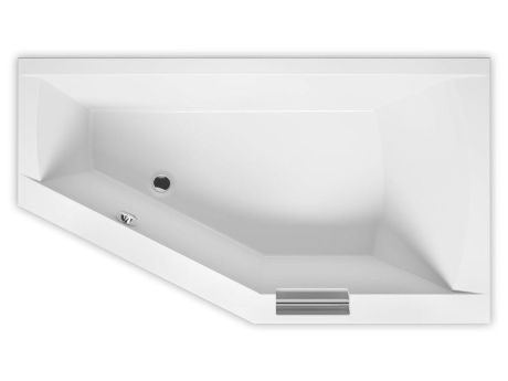 Przejdź do produktu Wanna narożna 170x90 cm Riho Geta Plug&Play B032010005 lewa biały połysk