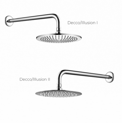 Przejdź do produktu Zestaw natryskowy, podtynkowy z deszczownicą slim Besco Illusion BP-DIII-ZL