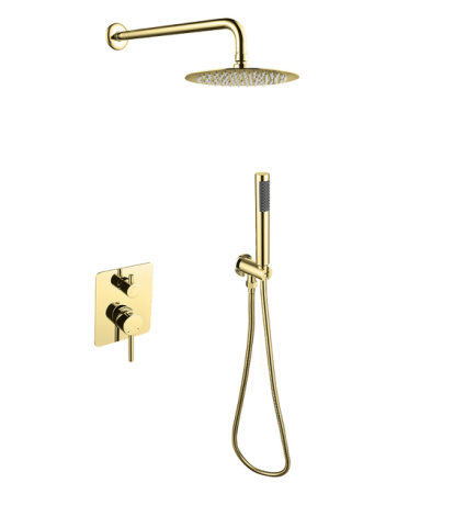 Przejdź do produktu Zestaw natryskowy, podtynkowy z deszczownicą slim Besco Illusion BP-DIII-ZL