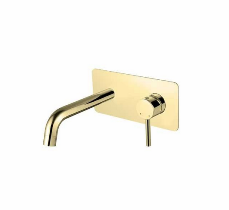 Przejdź do produktu Bateria umywalkowa podtynkowa Besco Illusion złota BU-IS-ZL