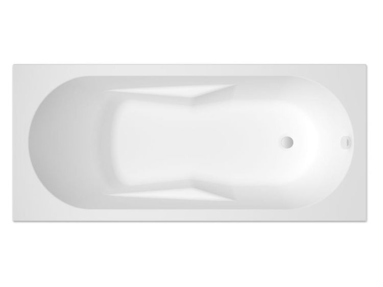 Wanna narożna prostokątna 170x75 cm Riho Lazy B078001005 biały połysk
