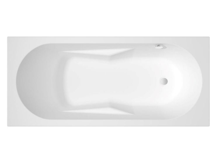 Wanna narożna prostokątna 170x75 cm Riho Lazy Plug&Play B079005005 prawa biały