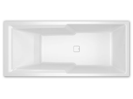 Przejdź do produktu Wanna prostokątna 180x80cm z wydzieloną przestrzenią prysznicową i oświetleniem LED Riho Still Shower B103004005 lewa LED biały połysk