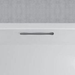 Wanna prostokątna 180x80cm Riho Still Square BR01 - minimalistyczny przelew z chromowanym rantem