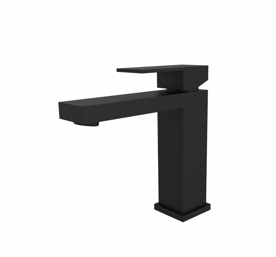 Bateria umywalkowa Besco Varium/Modern II czarny matt BU-MVII-CZ