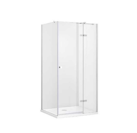 Kabina prysznicowa prostokątna 100x80 cm Besco Pixa PPP/PPL-108-195C