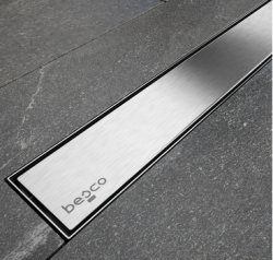 Odpływ liniowy niski Besco Virgo Duo 80x6 cm OL-80-VD