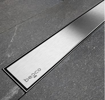 Odpływ liniowy niski Besco Virgo Duo 80x6 cm OL-80-VD