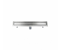 Odpływ liniowy niski Besco Virgo Duo 80x6 cm OL-80-VD