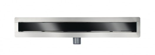 Odpływ liniowy niski Besco Virgo Black 60x6 cm OL-60-VBL