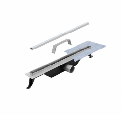 Odpływ liniowy ekstra niski Besco Virgo Slim 80x3 cm OL-60-VS