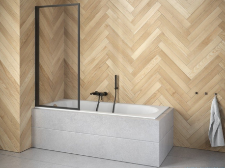 Przejdź do produktu Parawan nawannowy jednoskrzydłowy Besco Enzo 70x140 cm PEB-1S