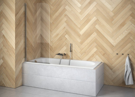 Przejdź do produktu Parawan nawannowy jednoskrzydłowy Besco Prime 1 70x140 cm PNP-1S