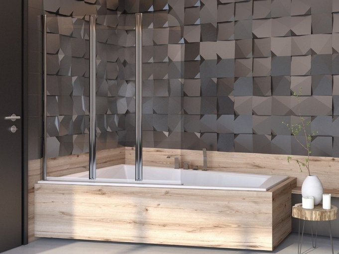 Parawan nawannowy trzyskrzydłowy Besco Prime 3 120x140 cm PNP-3S