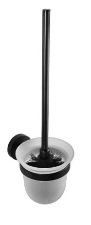 Przejdź do produktu X-ROUND BLACK wisząca szczotka do WC, szkło mleczne, czarny mat