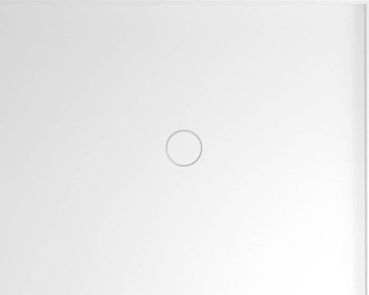 MIRAI brodzik kompozytowy, prostokąt 100x80x1,8cm, prawy, biała