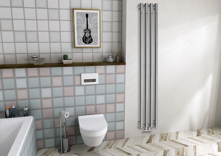 PILON grzejnik łazienkowy 270x1800 mm, z 4 haczykami, chrom