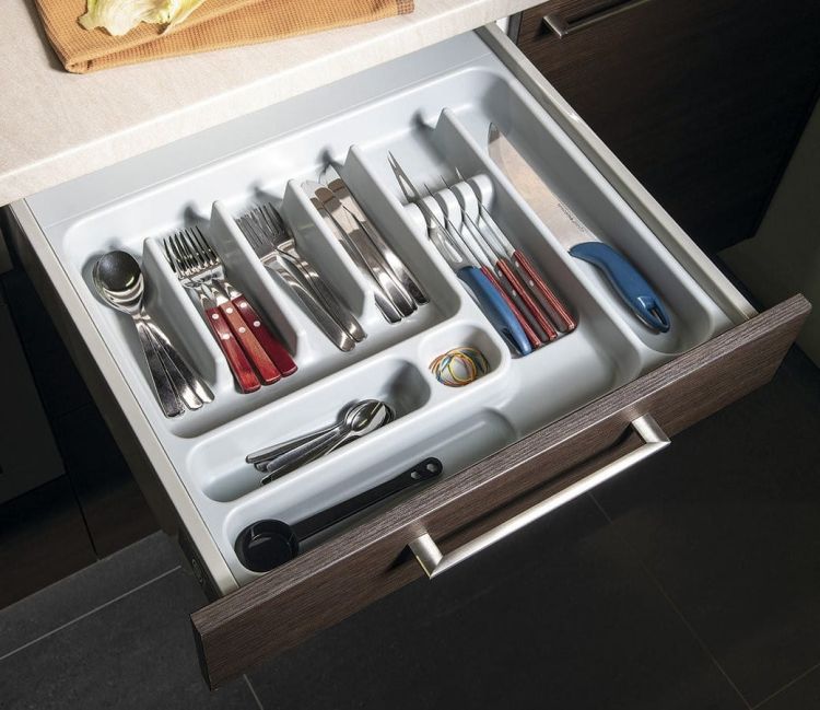 CUTLERY BOX organizer 530x490mm, plastik