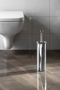 SIMPLE LINE szczotka WC walec, polerowana stal nierdzewna