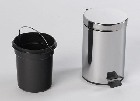 Przejdź do produktu SIMPLE LINE kosz na śmieci okrągły 3l, stal nierdzewna połysk