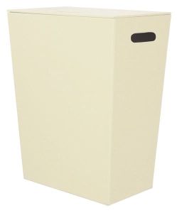 ECO PELLE kosz na pranie 43x48x26cm, kremowy