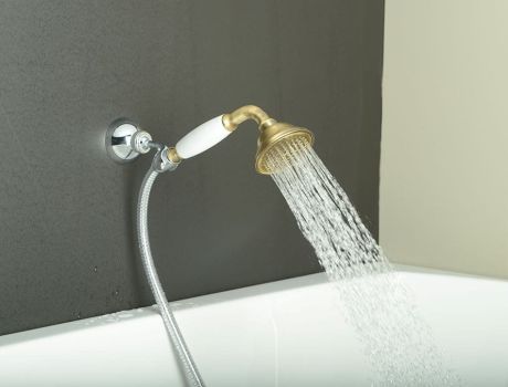 Przejdź do produktu EPOCA słuchawka prysznicowa, 220mm, mosiądz/ brąz