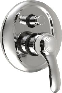 VANITY podtynkowa bateria prysznicowa, 2-funkcyjna, chrom/chrom matowy
