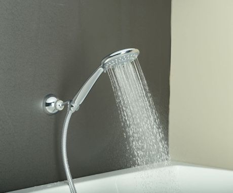 Przejdź do produktu Słuchawka prysznicowa z masażem, 5 funkcji, średnica 110mm, ABS/chrom