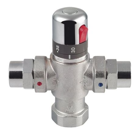 Przejdź do produktu Termostatyczny regulator wody, 1", dla 4 do 8 punktów, chrom
