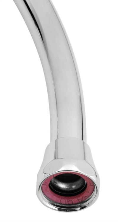 Wylewka w kształcie J, 3/4'x18x229mm, chrom