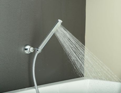 Przejdź do produktu ROXY rączka prysznicowa, owalna, 200mm, ABS/chrom