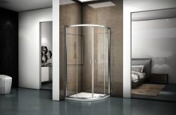 Kabina prysznicowa półokrągła 80x80 cm Riho Hamar R309 G007001120 chrom