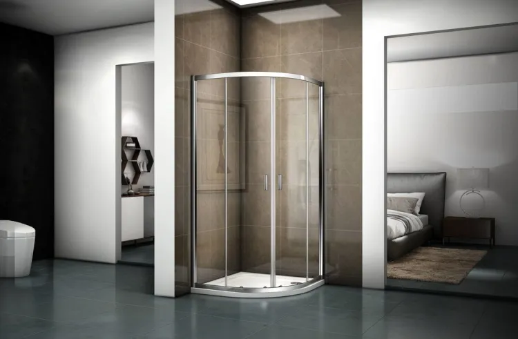 Kabina prysznicowa półokrągła 80x80 cm Riho Hamar R309 G007001120 chrom