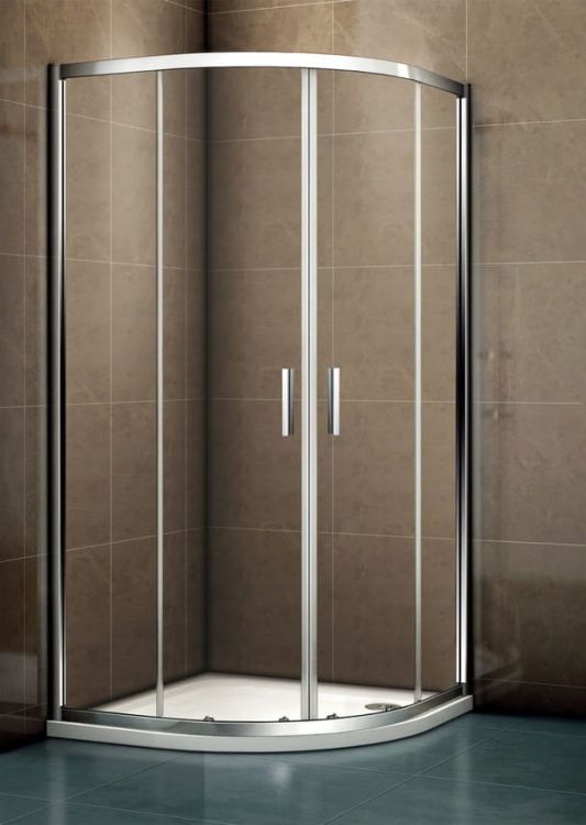 Kabina prysznicowa półokrągła 90x90 cm Riho Hamar R309 G007002120 chrom