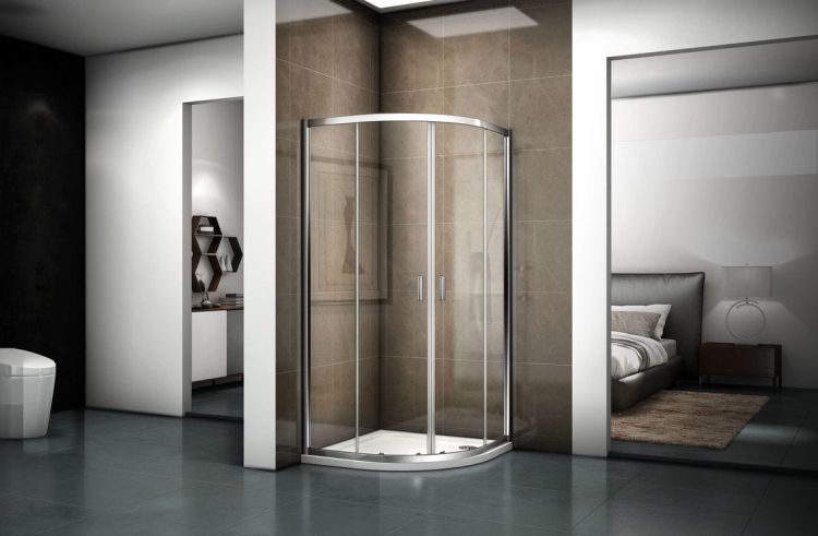 Kabina prysznicowa półokrągła 100x100 cm Riho Hamar R309 G007003120 chrom