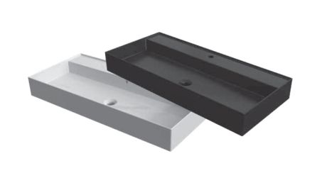 Przejdź do produktu Umywalka ceramiczna 81x46 cm Riho Livit Glaze Top W006003005 biały połysk