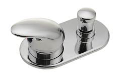 BD bateria na brzeg wanny, chrom