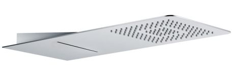 Przejdź do produktu SLIM deszczownia ścienna z kaskadą 220x500x2,4mm, stal nierdzewna mat