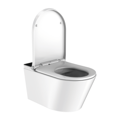 Elektroniczna toaleta myjąca wisząca 37x60 cm Major&Maker Deluxe B biało-czarny