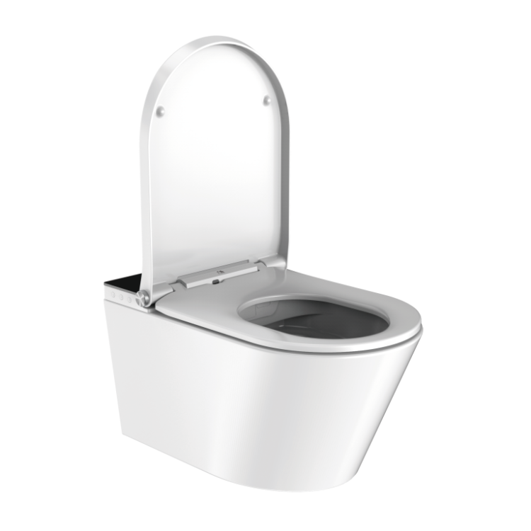 Elektroniczna toaleta myjąca wisząca 37x60 cm Major&Maker Deluxe B biało-czarny